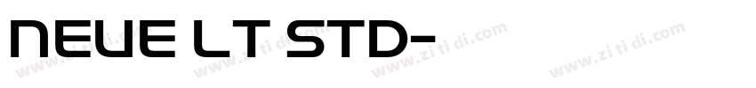Neue LT Std字体转换